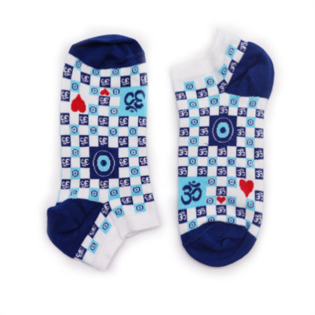 Chaussettes basses en bambou Hop Hare S/M (36-40) - Om et Evil Eye