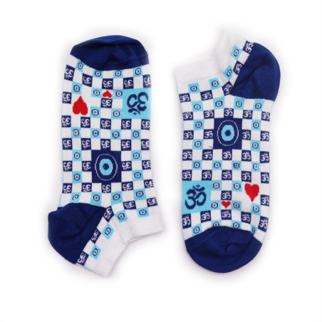 Chaussettes basses en bambou Hop Hare S/M (36-40) - Om et Evil Eye