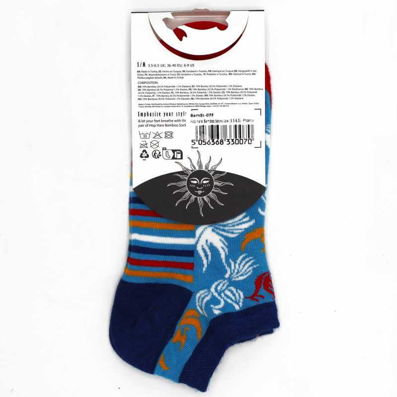 Chaussettes basses en bambou Hop Hare S/M (36-40) - Phoenix