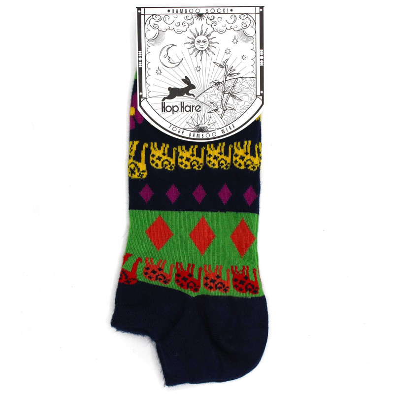 Chaussettes basses en bambou Hop Hare S/M (36-40) - Lucky Elephant