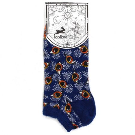 Chaussettes basses en bambou Hop Hare S/M (36-40) - Pyramides égyptiennes