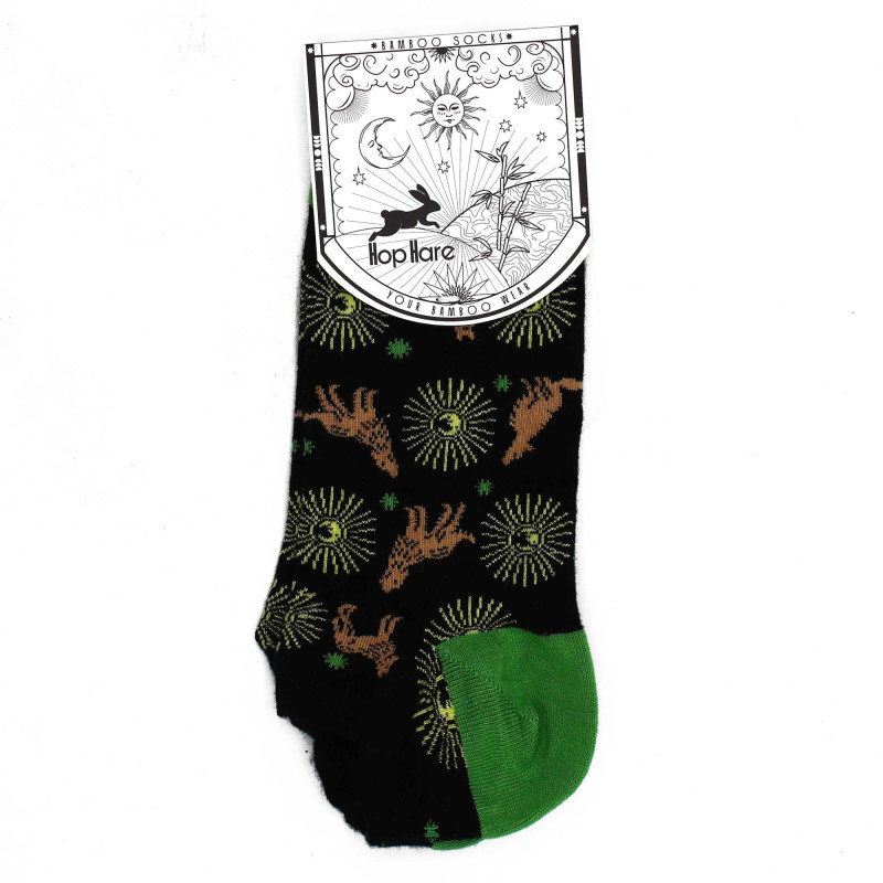 Chaussettes basses Hop Hare en bambou S/M (36-40) - Moonlight Wolfs