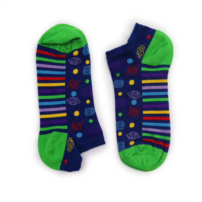 Chaussettes basses en bambou Hop Hare S/M (36-40) - 7 Chakra