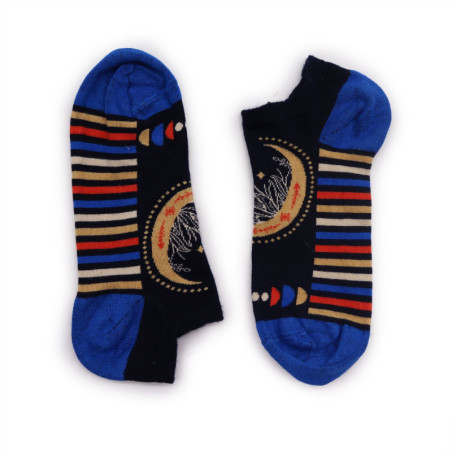 Chaussettes basses en bambou Hop Hare S/M (36-40) - Phases lunaires