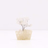 Mini arbres à pierres précieuses sur base en orgonite et Quartz rocheux (15 pierres)