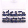 Mini arbres en pierres précieuses sur base en orgonite - Sodalite (15 pierres)