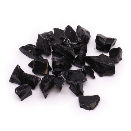 Cristaux bruts (500 g) - Obsidienne noire