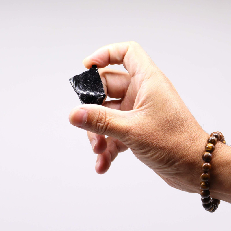 Cristaux bruts (500 g) - Obsidienne noire