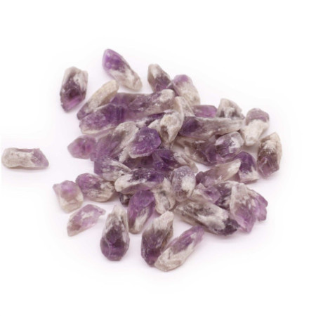 Cristaux bruts (500 g) - Pointes d'améthyste brutes
