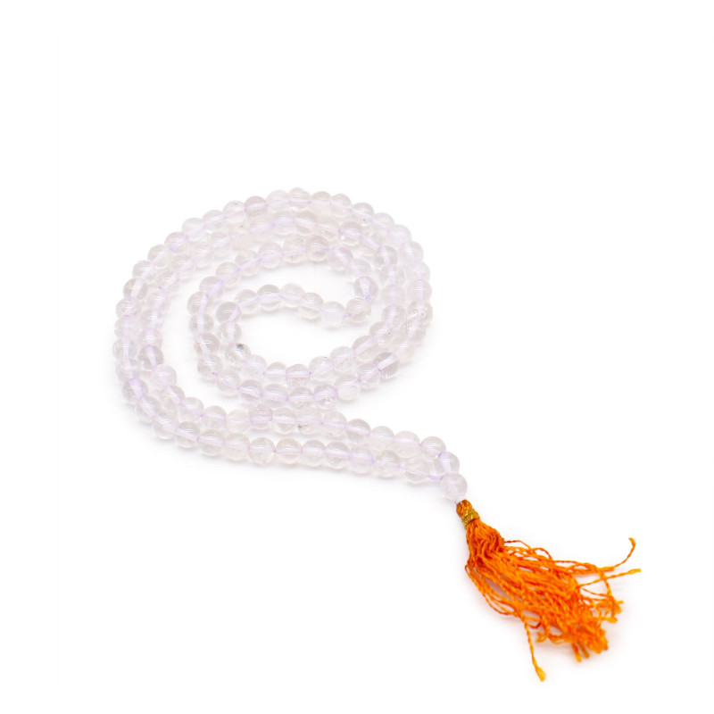 Mala 108 perles - Cristal de roche