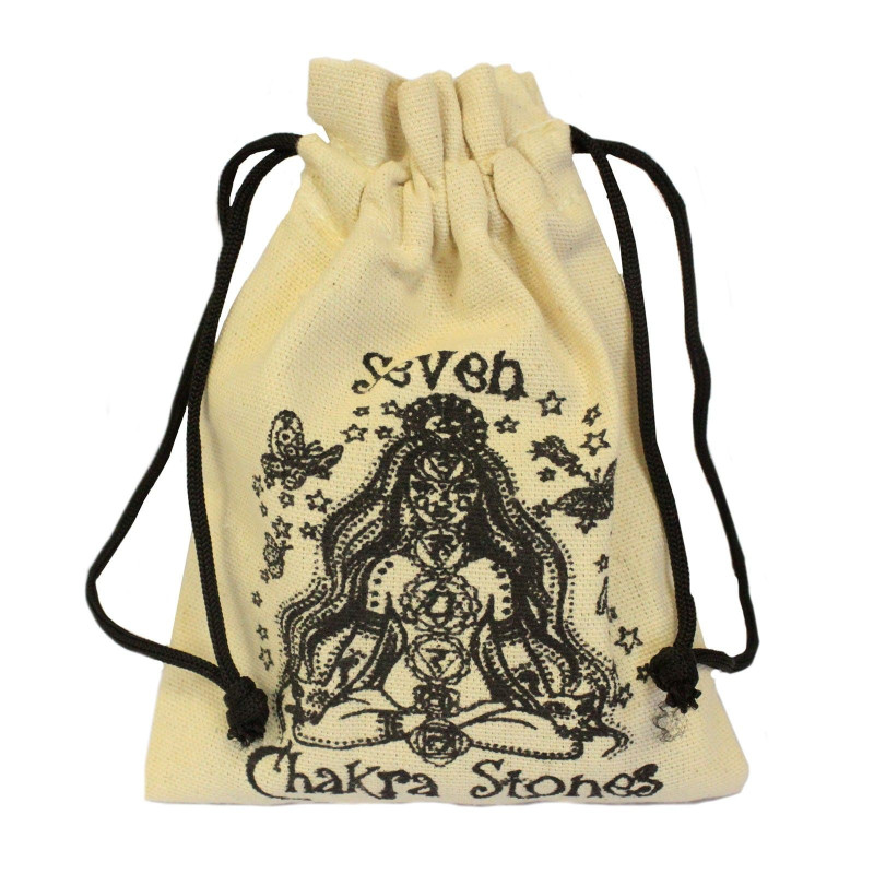Ensemble de petites pierres pour chakras (forme arrondie)