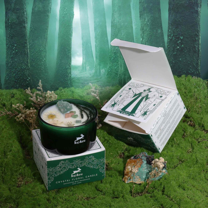 Bougie Fleur Magique en Cristal Hop Hare - Le Magicien