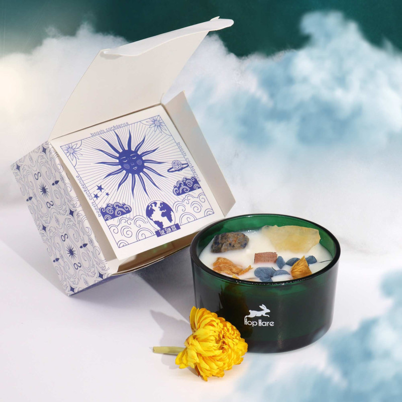 Bougie Fleur Magique en Cristal Hop Hare - Le Soleil