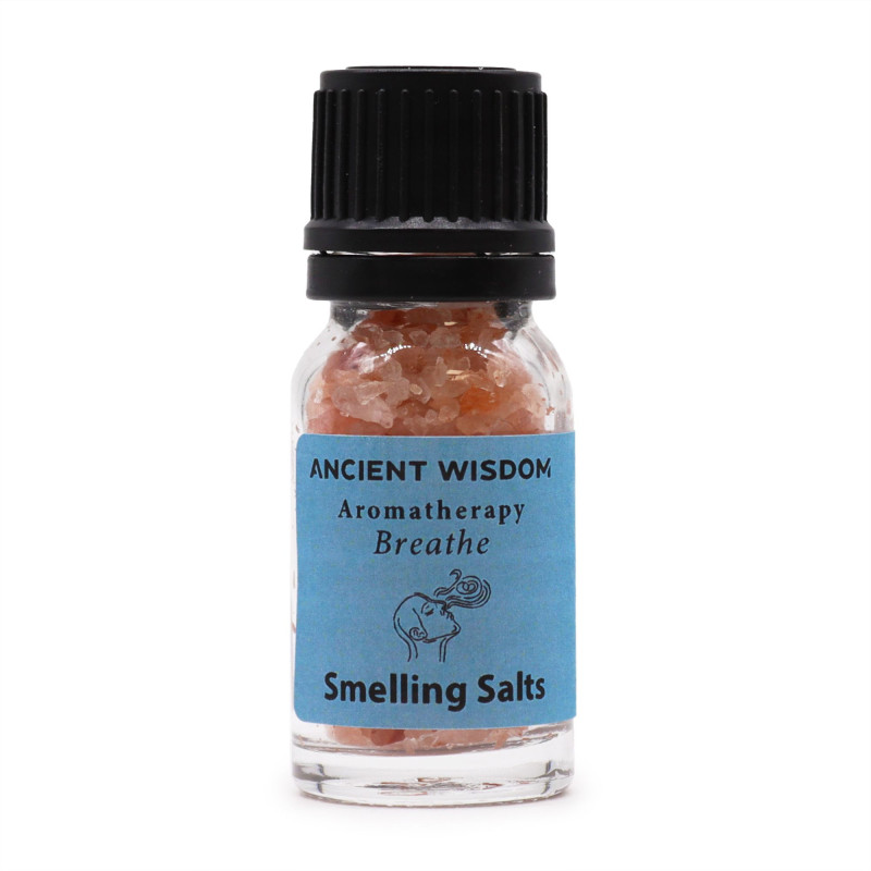 Respirez l'aromathérapie en sentant le sel