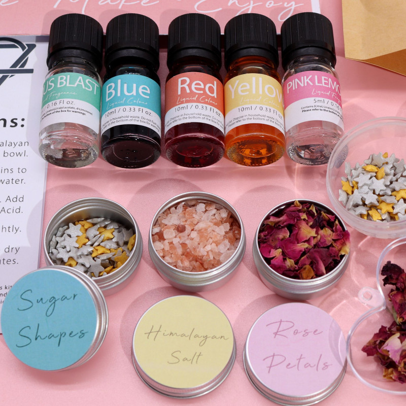 Kit de bombes de bain - Rose et Bubblegum