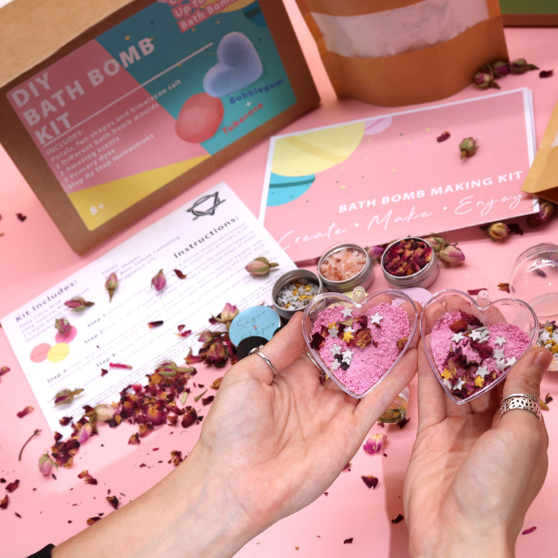 Kit de bombes de bain - Rose et Bubblegum