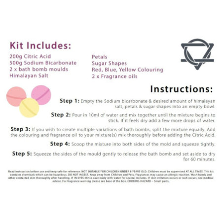 Kit de bombes de bain - Rose et Bubblegum
