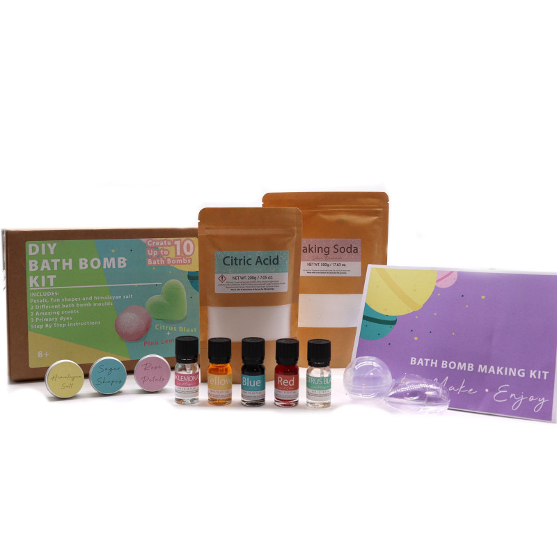 Kit de bombes de bain - Limonade rose et explosion d'agrumes