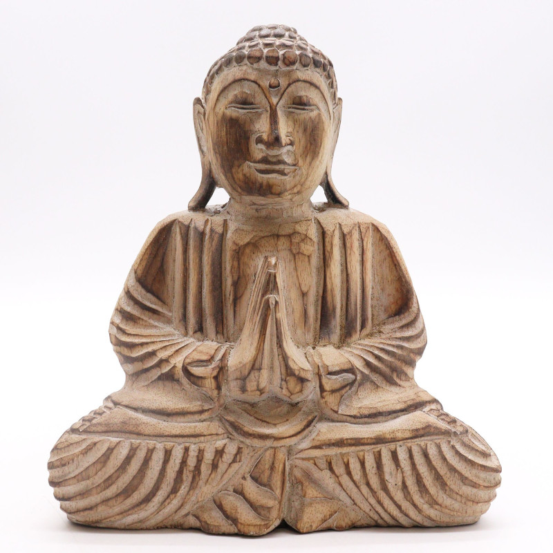 Ensemble Bouddha Feng Shui - Mandala Classique - Naturel (2 Modèles)
