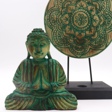 Coffret Bouddha Feng Shui - Mandala - Vert