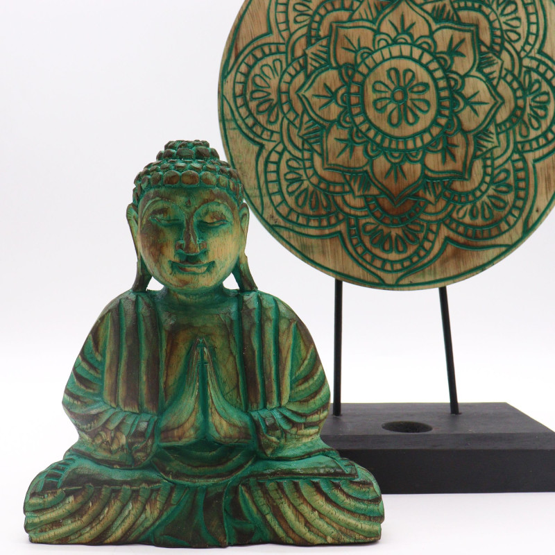 Coffret Bouddha Feng Shui - Mandala - Vert