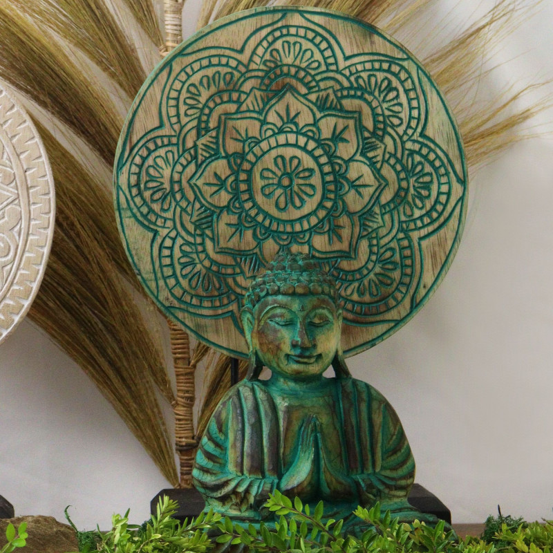 Coffret Bouddha Feng Shui - Mandala - Vert