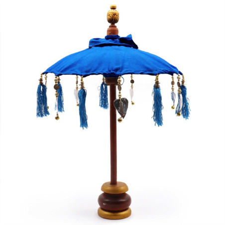 Parasol Bali Home Decor - Coton - Bleu - 40 cm