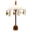 Parasol Bali Home Decor - Toile - Décor Doré - 40 cm