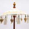 Parasol Bali Home Decor - Toile - Décor Doré - 40 cm
