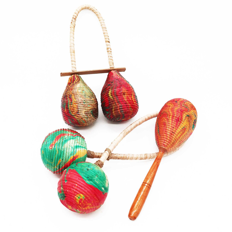 Hochet maracas - Double boucle
