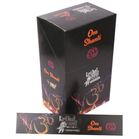 Bâtonnets d'encens spirituels et support en céramique Tribal Soul - Ohm Shanti