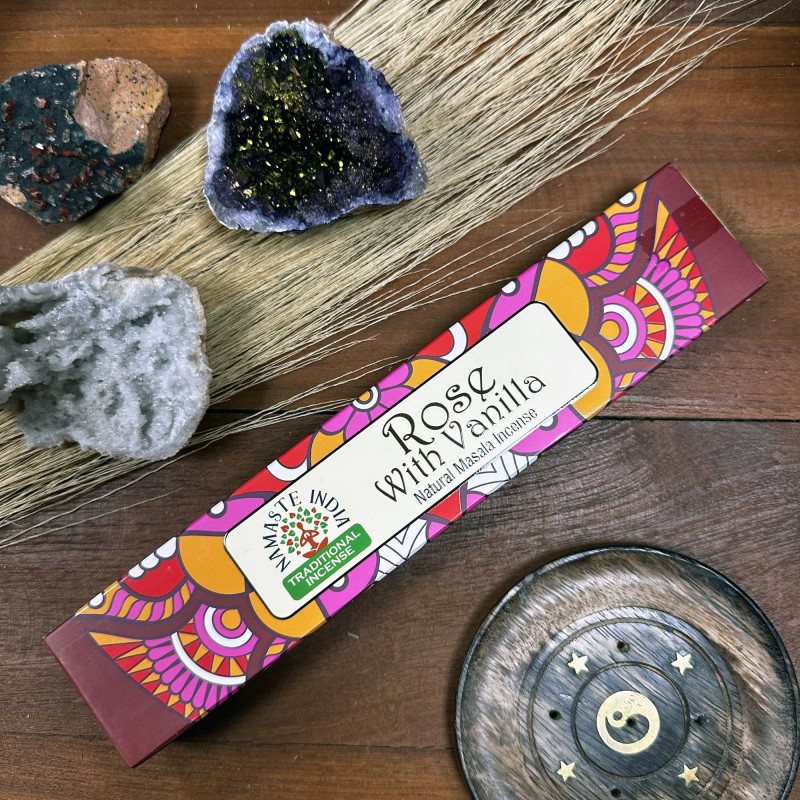 Encens Namaste Mandala Masala - Rose à la vanille