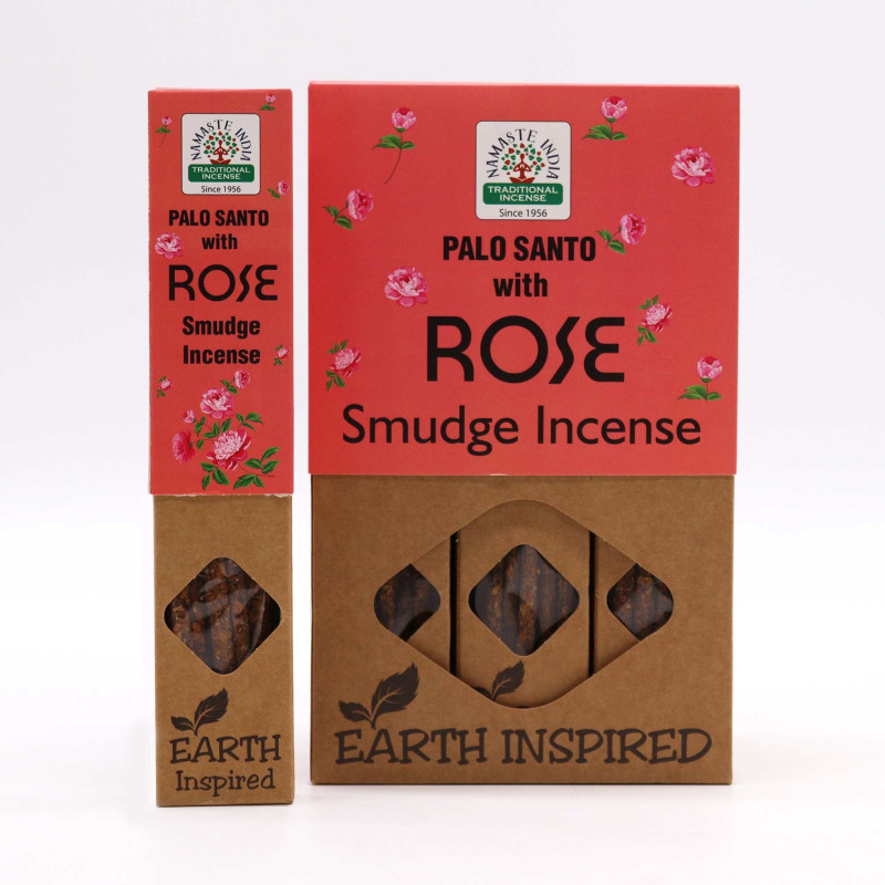 Encens Smudge inspiré de la Terre - Rose