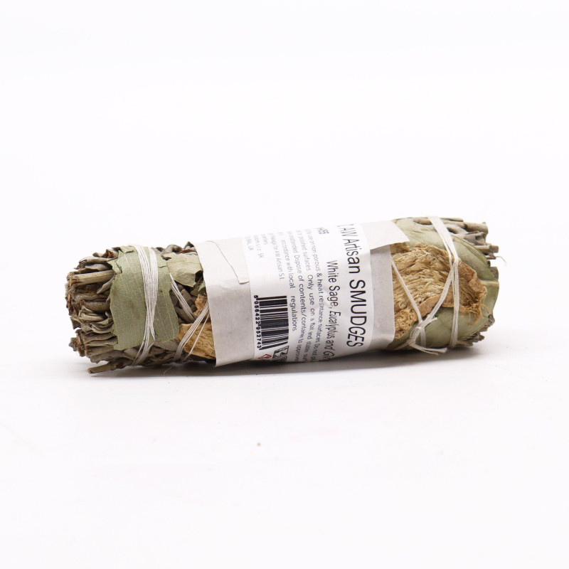 Bâton de purification - Sauge blanche, eucalyptus et gingembre