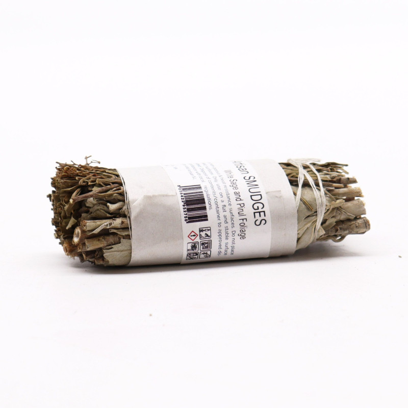 Bâton de purification - Sauge blanche et feuillage de Pirul
