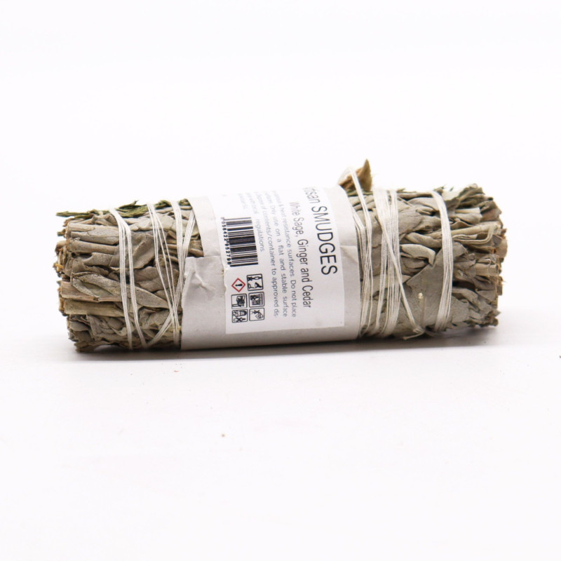 Bâton de purification - Sauge blanche, gingembre et cèdre