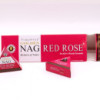 Cônes d'encens Jumbo Golden Nag - Rose rouge à reflux, 42 g