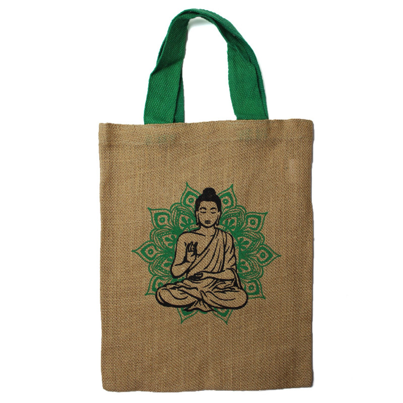 Sac fourre-tout en jute - Mystic designs - Namaste