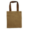 Grand sac fourre-tout en jute - Poignée violette