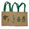 Grand sac fourre-tout en jute Mystic Designs - Hamsa