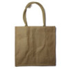 Grand sac de courses en jute avec porte-bouteilles