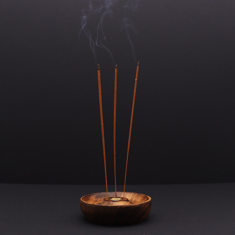 Brûleur d'encens en bâtonnets et cônes - Ying et Yang