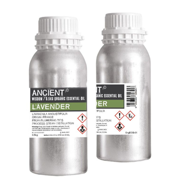 Huile essentielle de lavande biologique 0,5 kg