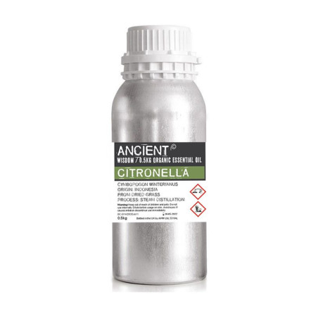 Huile essentielle de citronnelle bio 0,5 kg