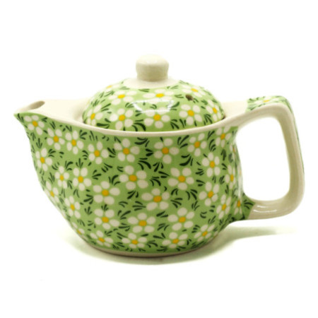 Petite théière à herbes - Marguerite verte