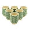 Tasses à tisane - Mosaïque verte