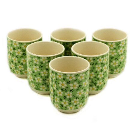 Tasses à tisane - Marguerite verte