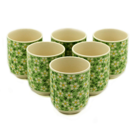 Tasses à tisane - Marguerite verte