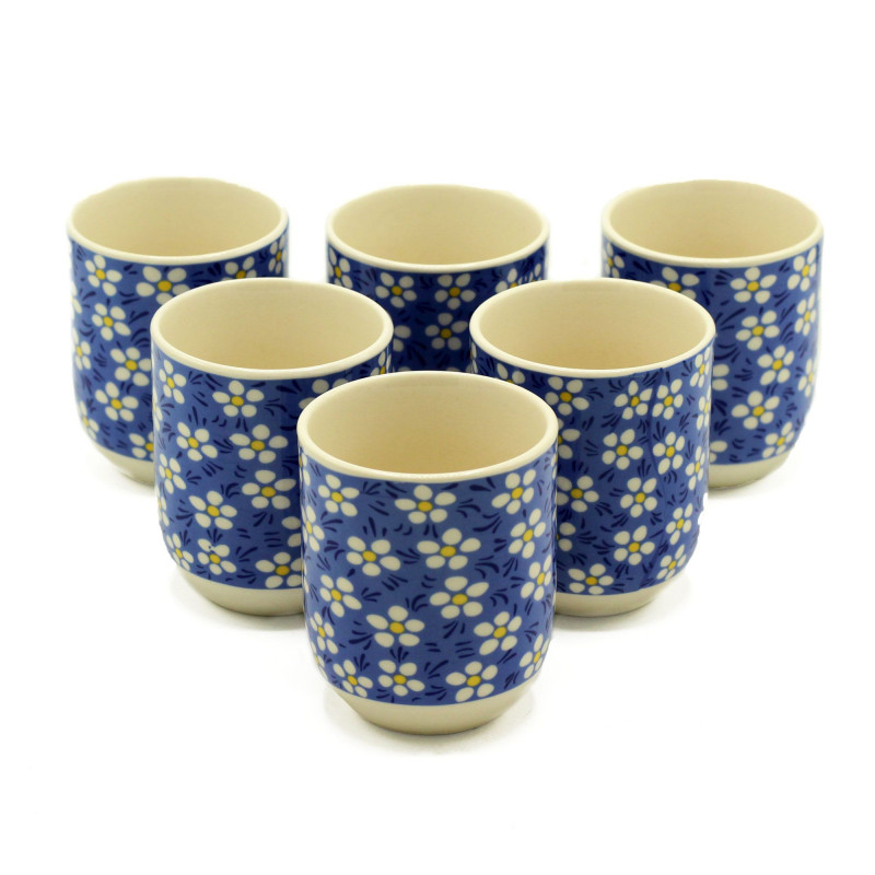 Tasses à tisane - Marguerite bleue