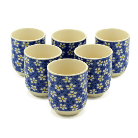 Tasses à tisane - Marguerite bleue